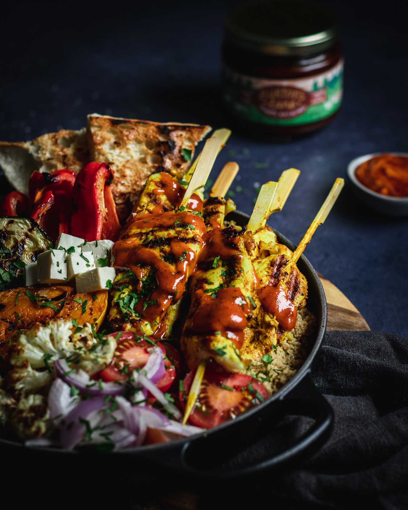 Burtons Lane Chicken Kebab Salad with Kussaundi Mayonnaise